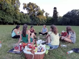 Campus Picnic together