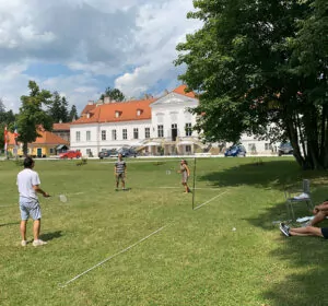 Ib Students having extracurricular activities in the Study Academy Vienna’s campus park